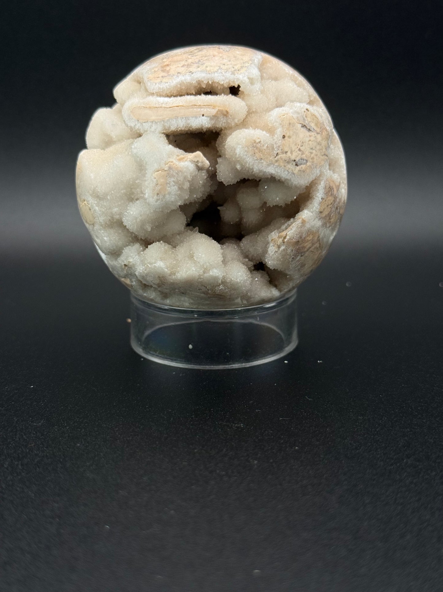 Sphere shaped Calcite crystal.