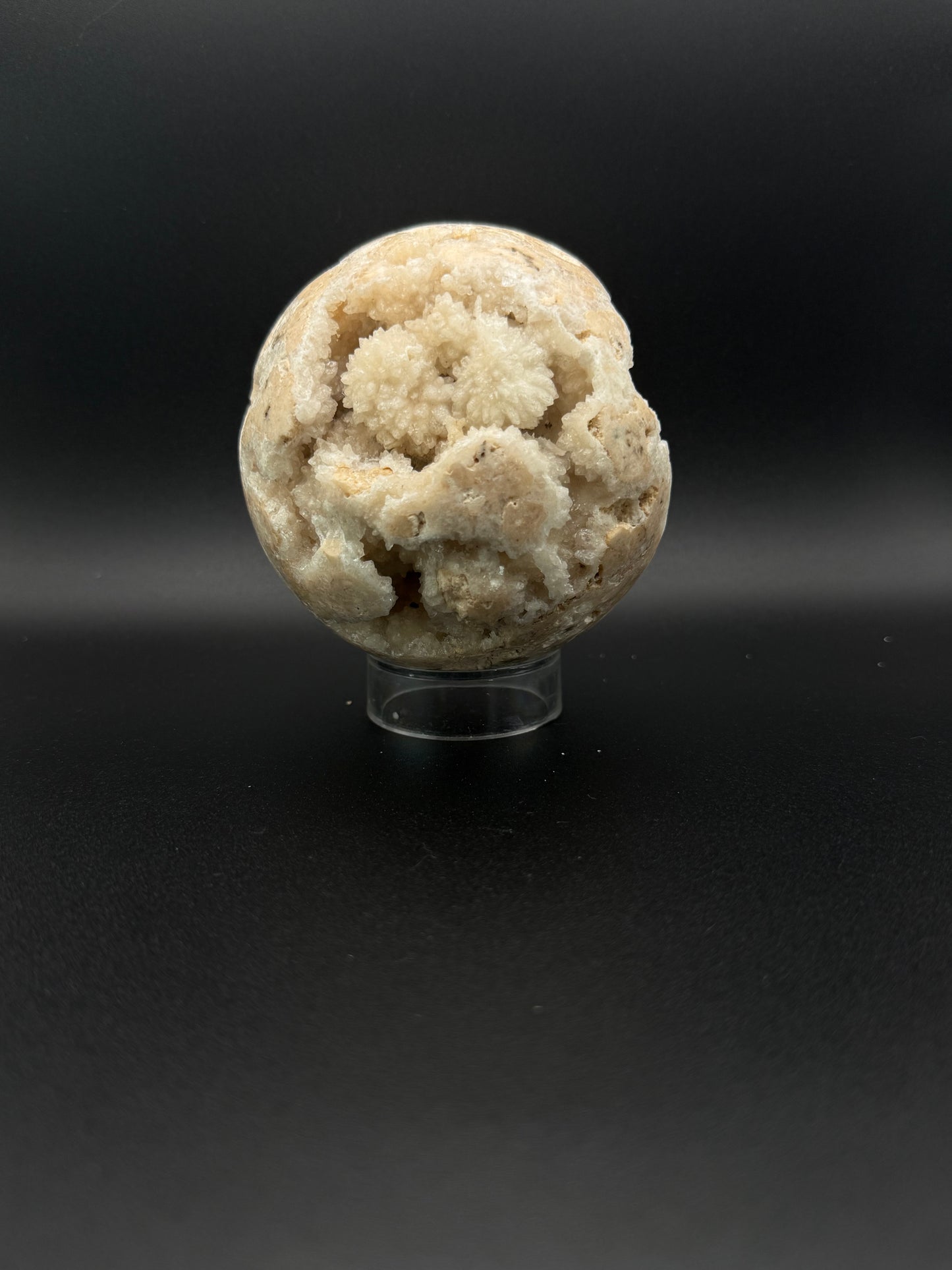 Sphere shaped calcite crystal.