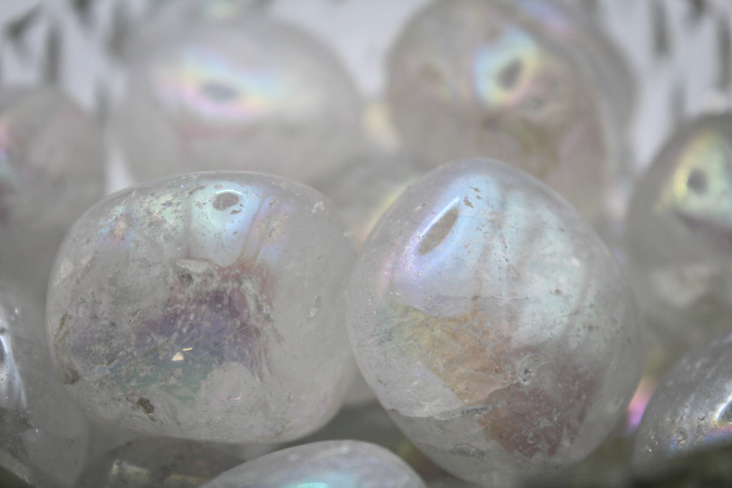 Angel aura quartz tumbles