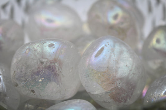 Angel aura quartz tumbles