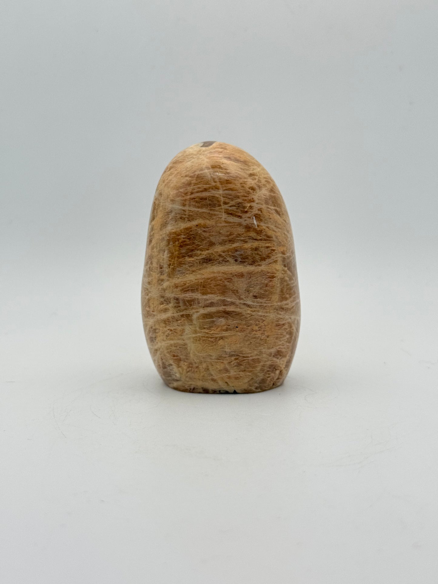 Polished yellow moonstone free form.