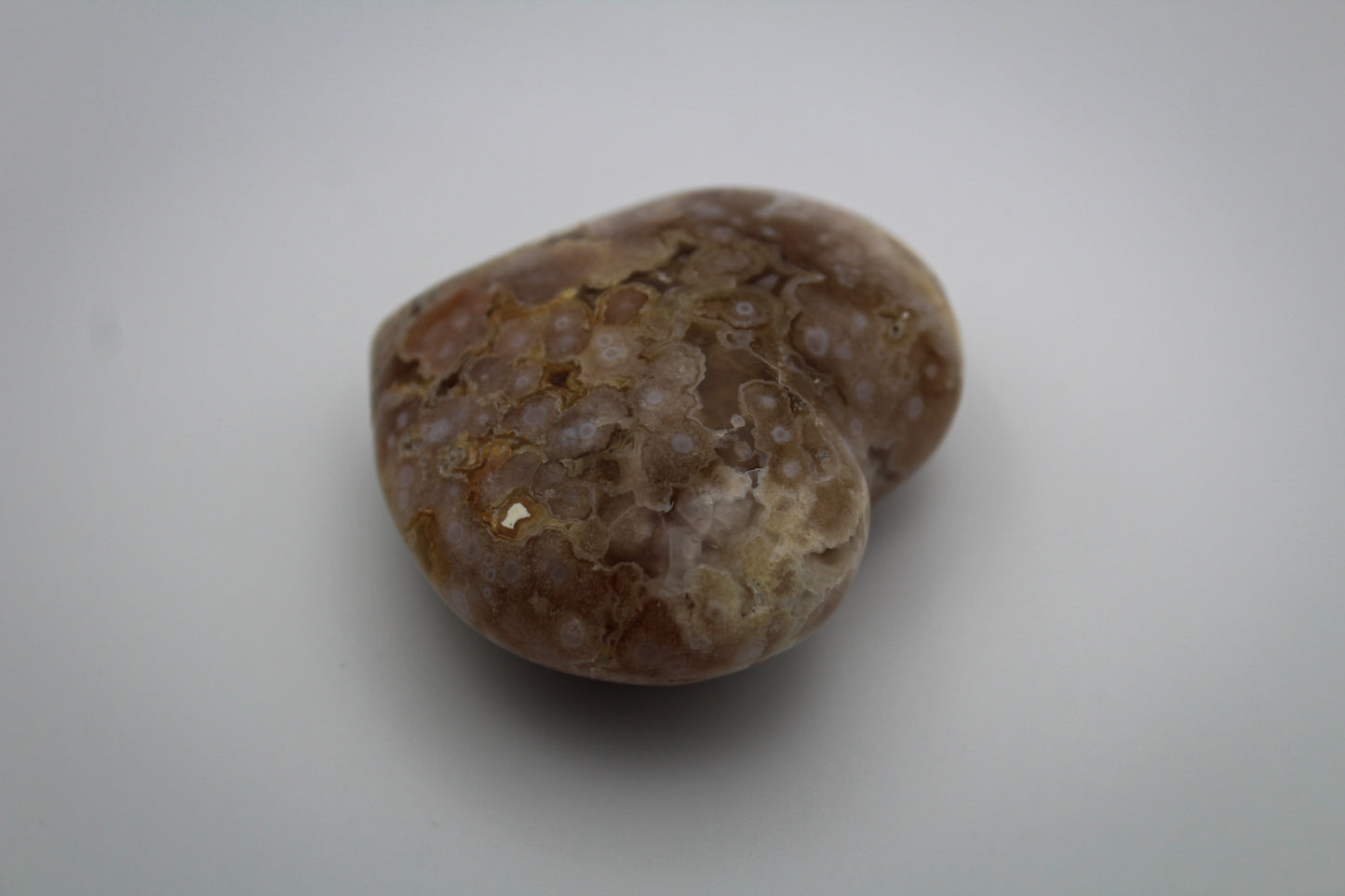 Flower Agate Heart 2