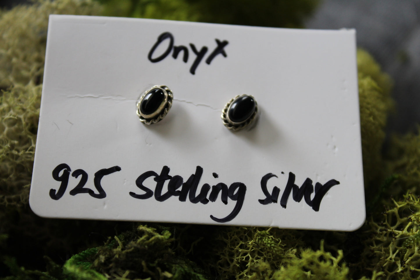 Onyx Stud Earrings