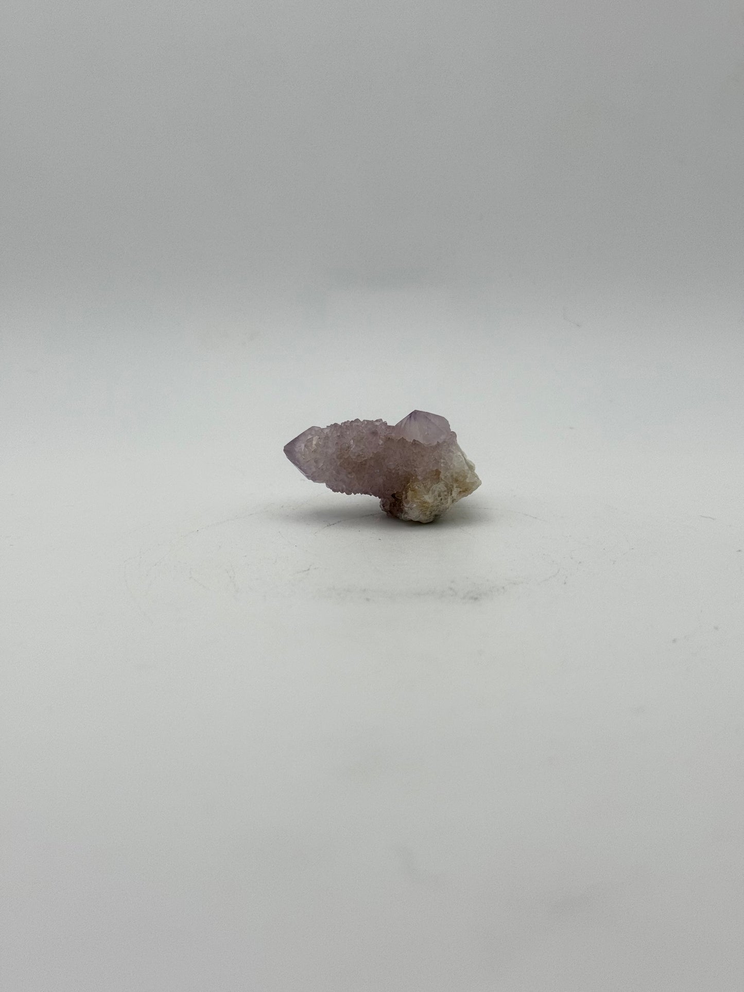 Raw specimen of spirit quartz.