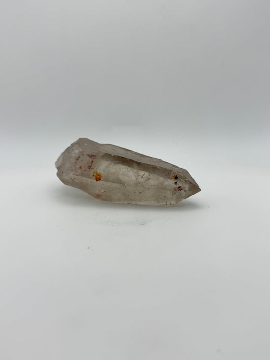 Smoky quartz point.