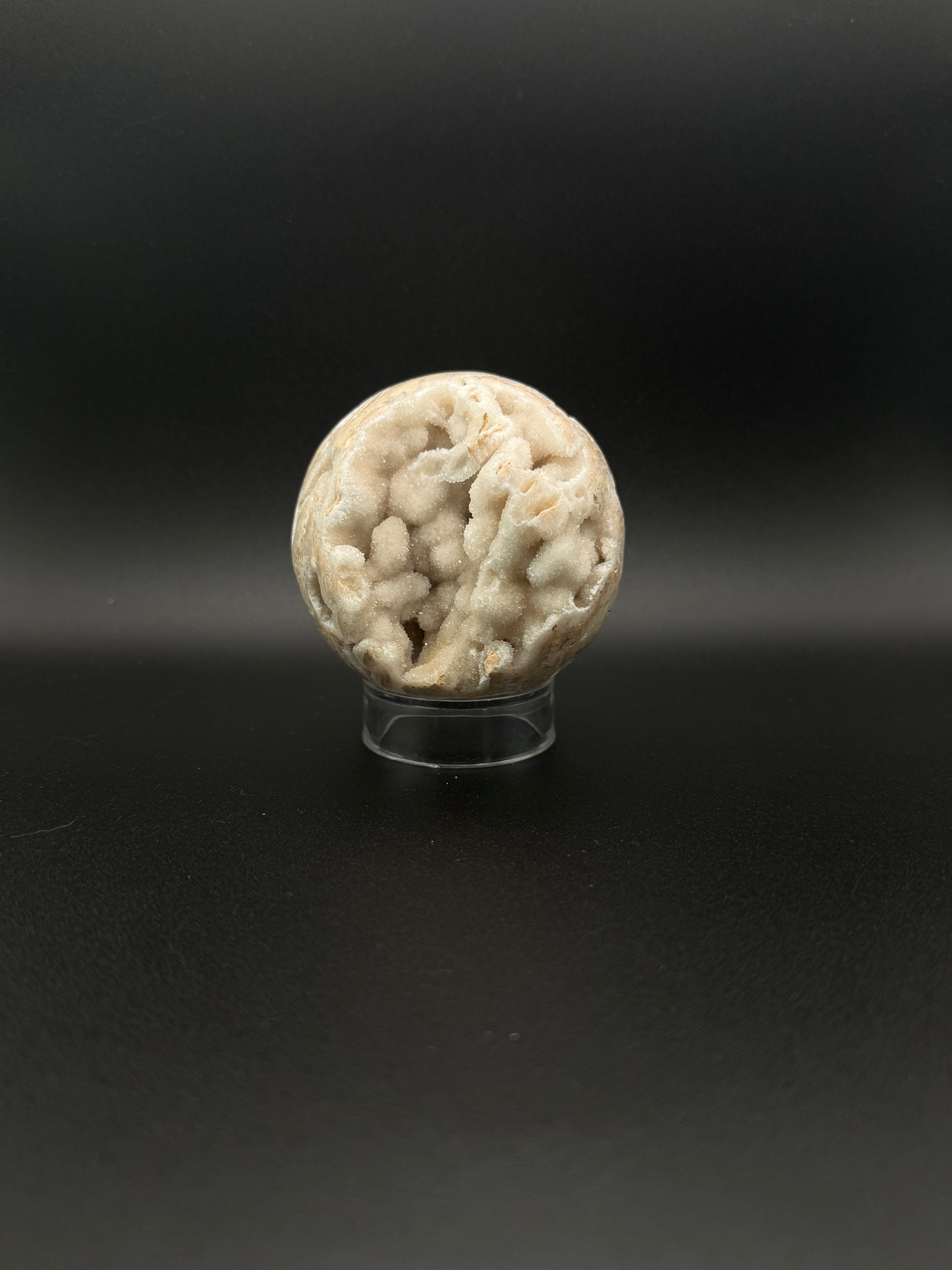 Sphere shaped calcite crystal.