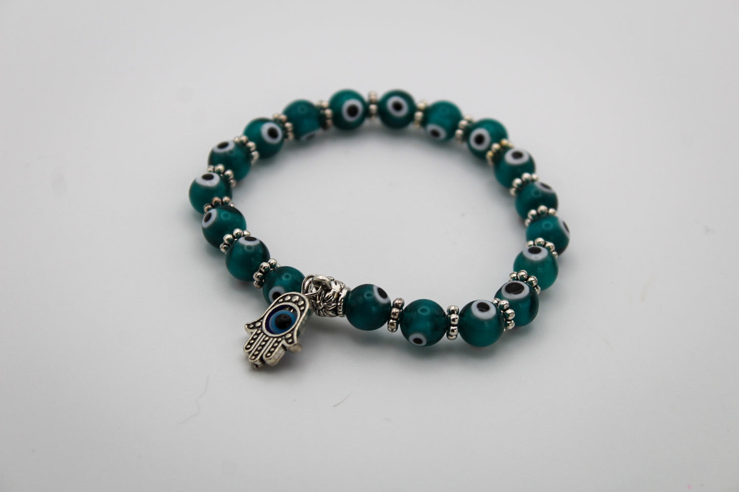 Teal Evil Eye Bracelet