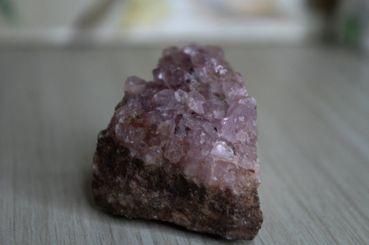 A raw cobalt calcite specimen