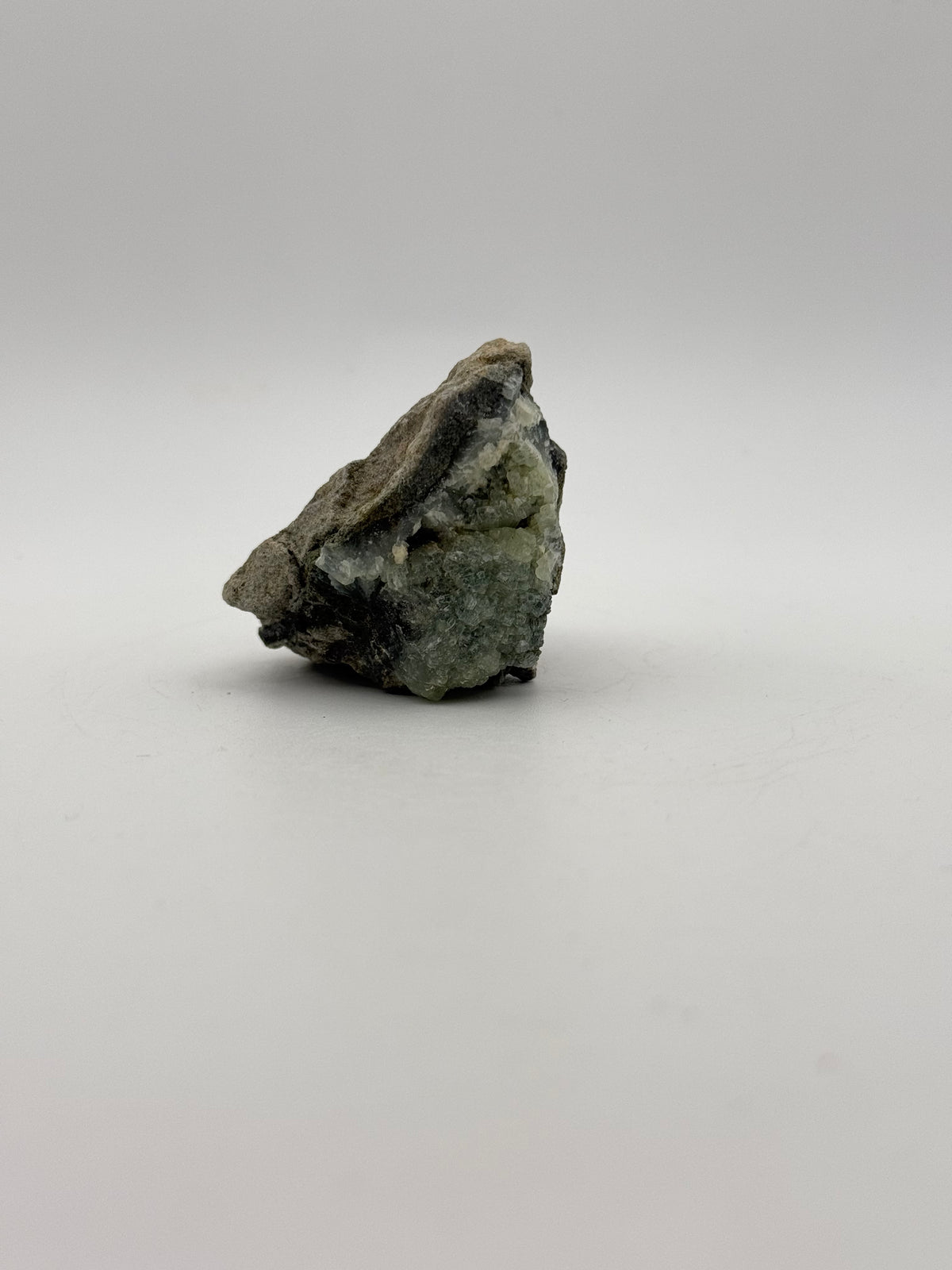 Raw prehnite specimen.