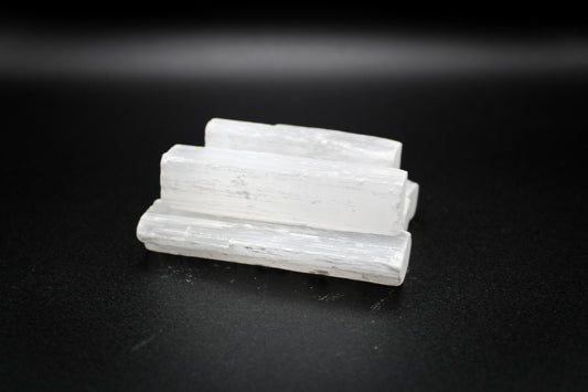 Raw selenite sticks.