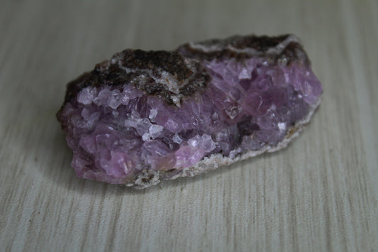 A raw cobalt calcite specimen