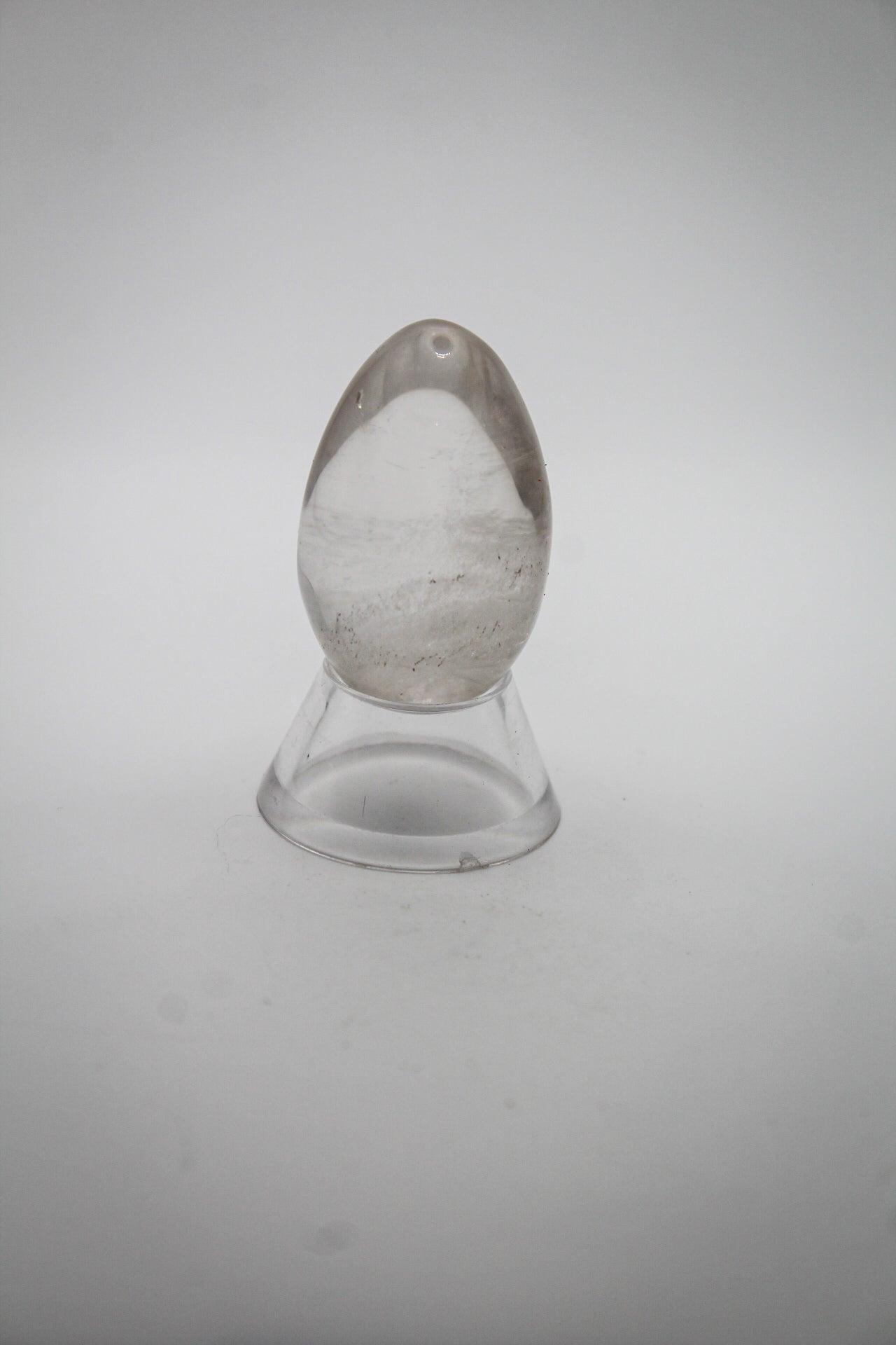 Clear quartz egg 1