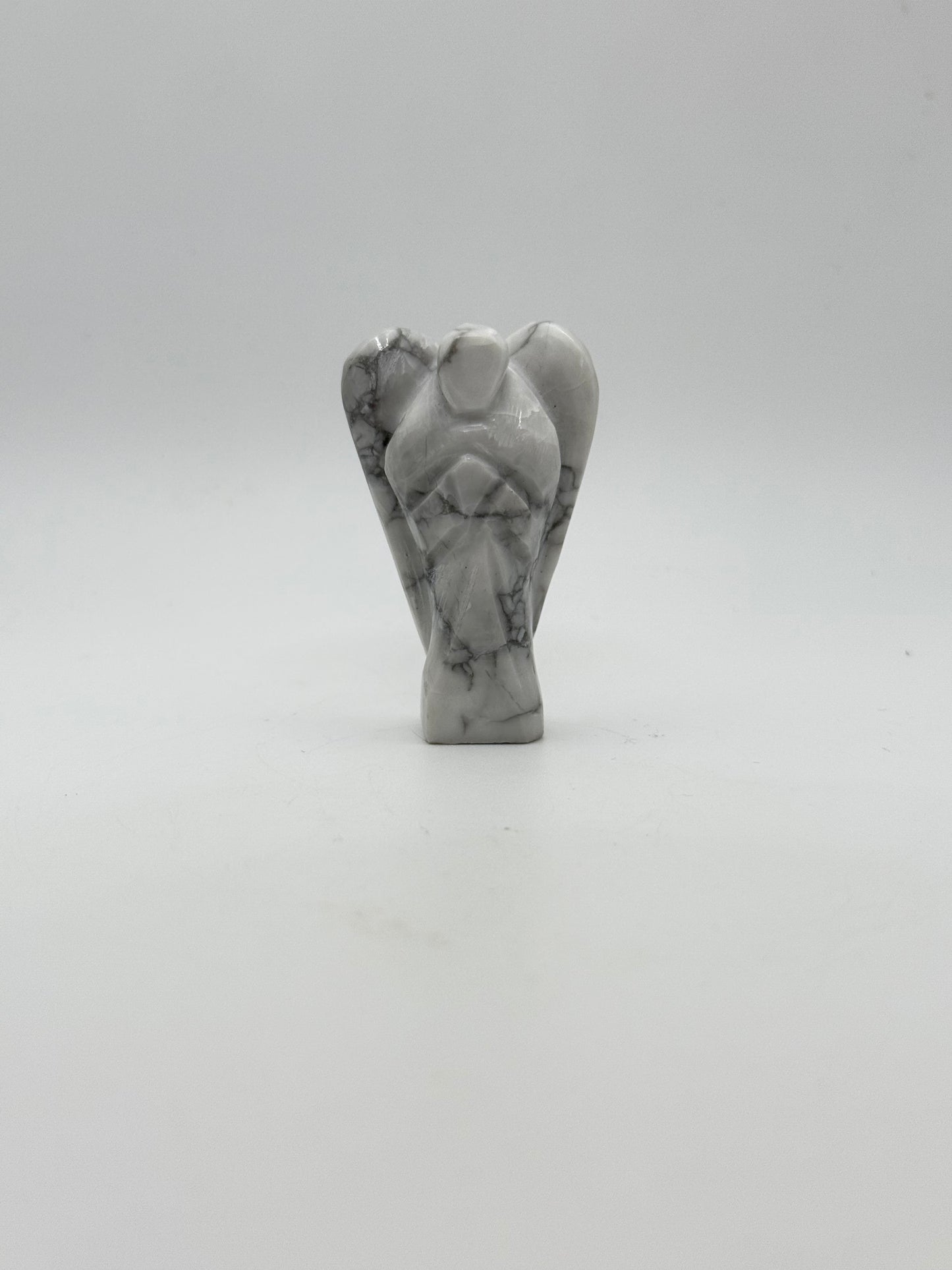 Howlite Angel, 2inches in size