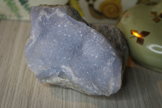 Raw Blue lace agate crystal