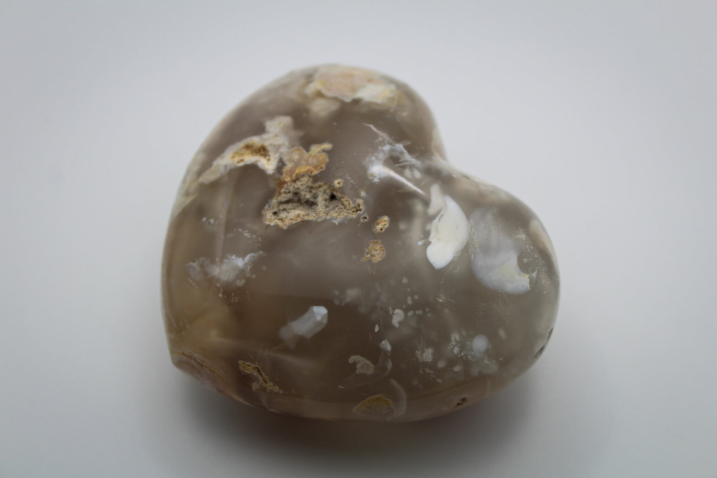 Flower Agate Heart 3
