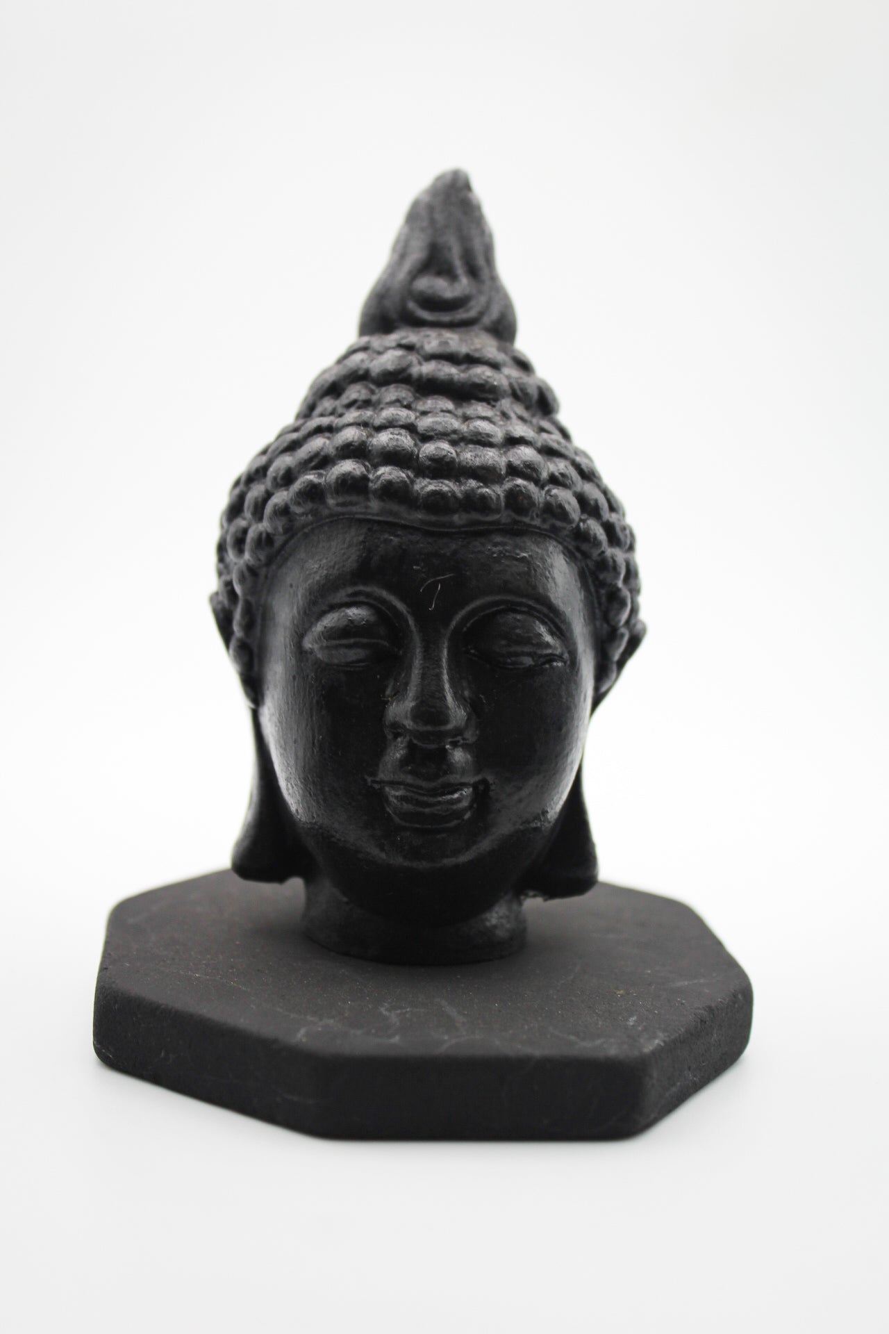 Shungite Buddha Head