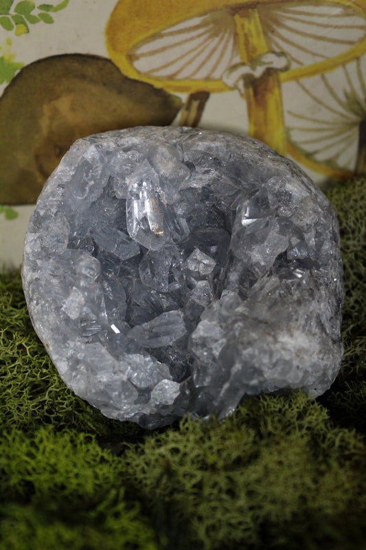 Celestite crystal geode.