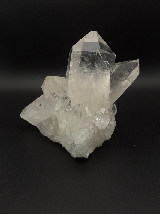 Clear Quartz crystal cluster specimen