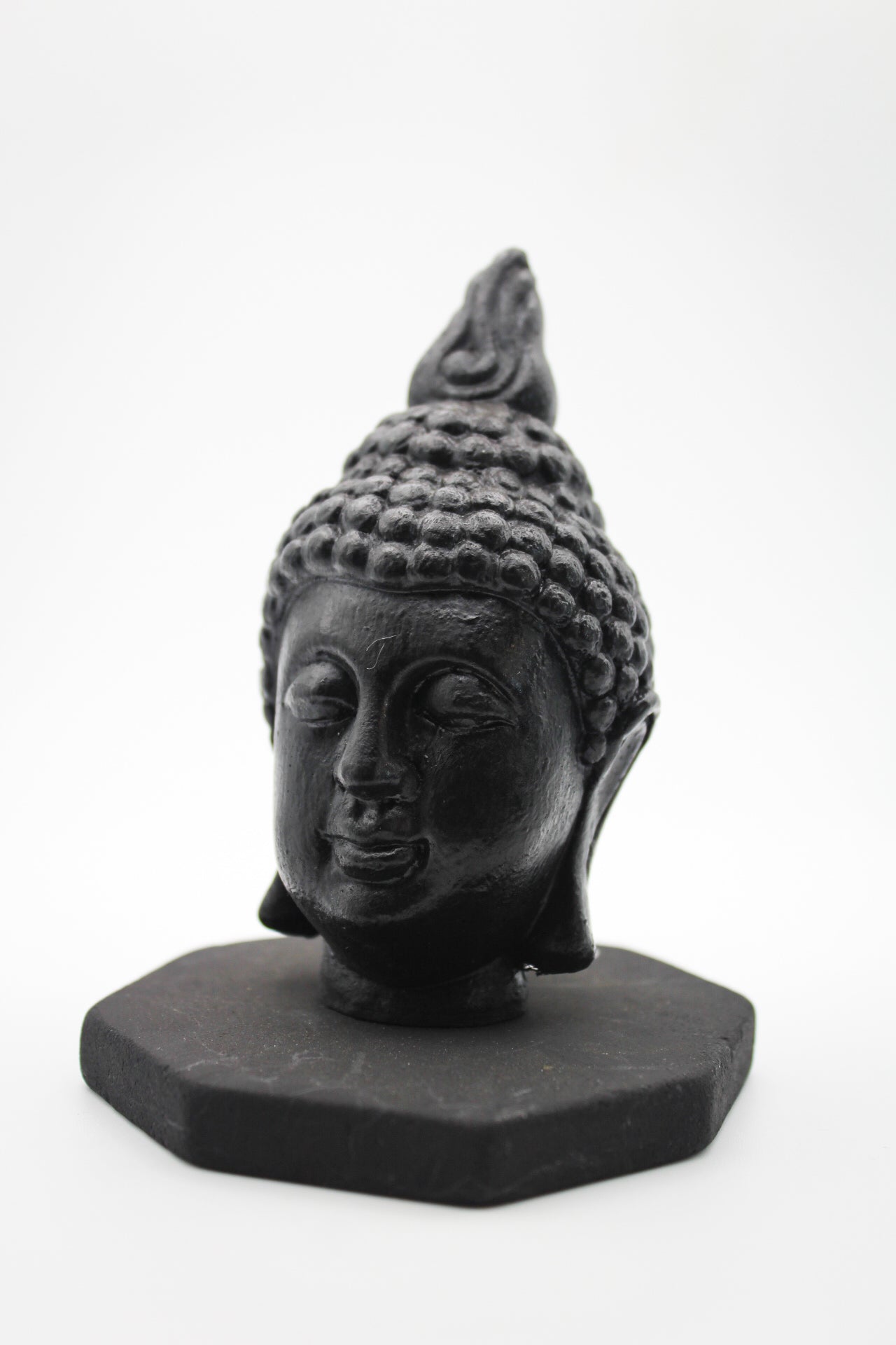 Shungite Buddha Head
