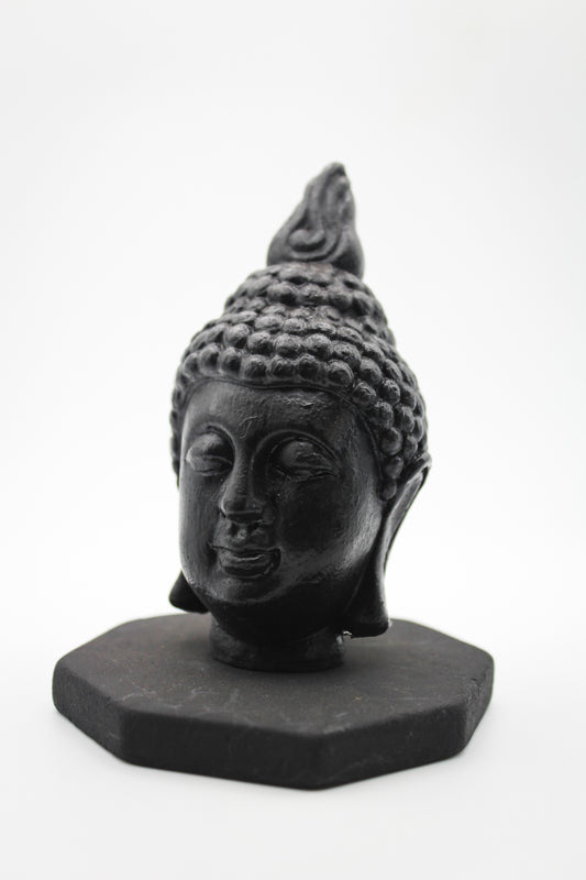 Shungite Buddha Head