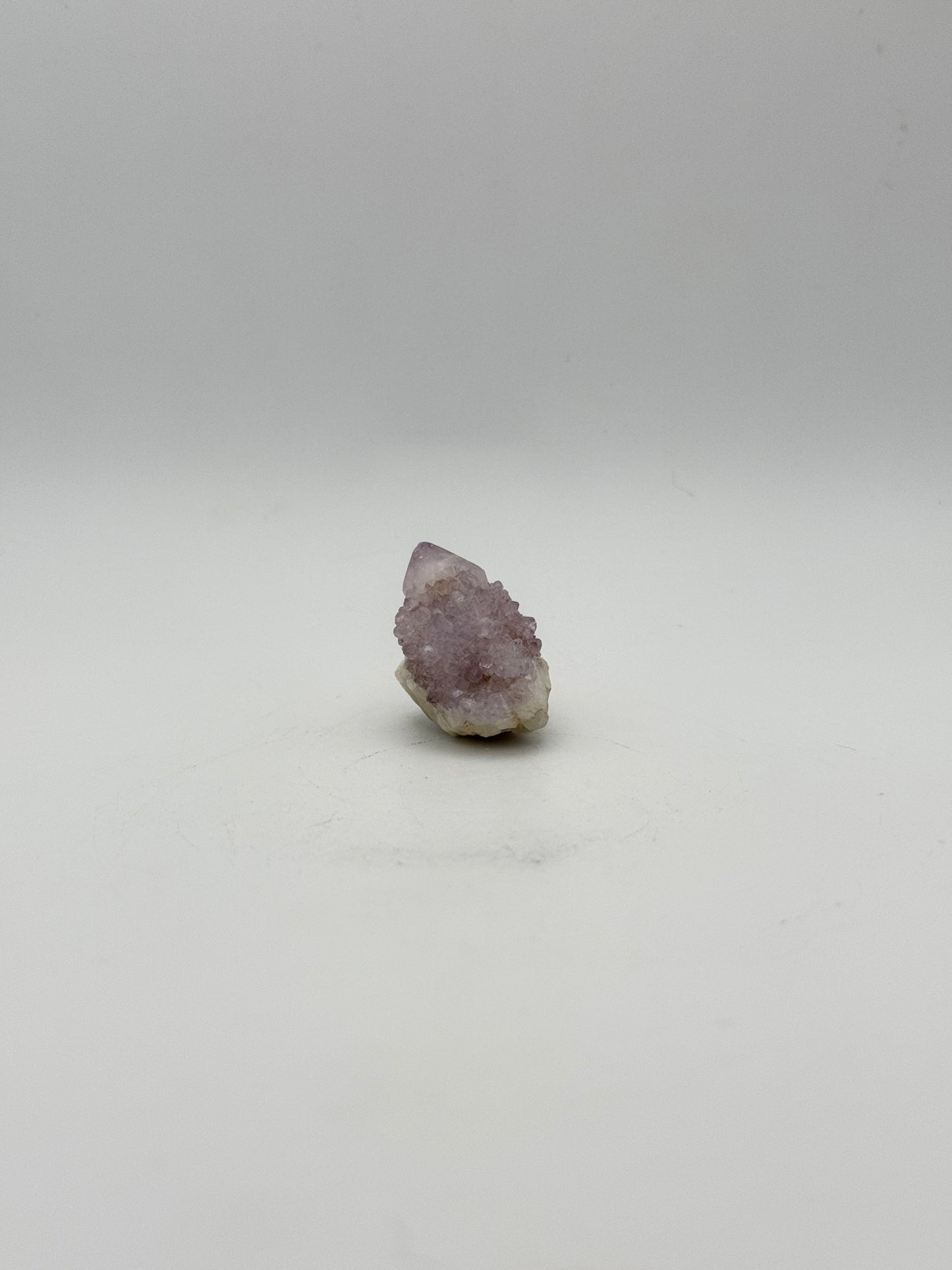 Raw specimen of spirit quartz.