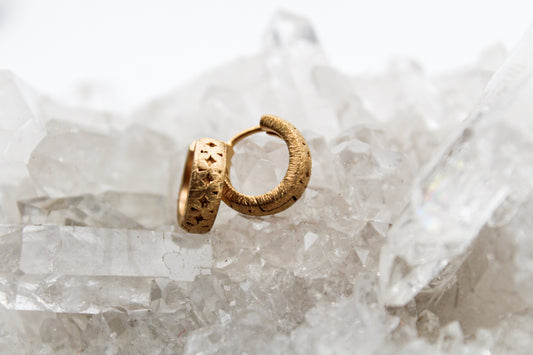 14k Gold Plated Mini Hoops