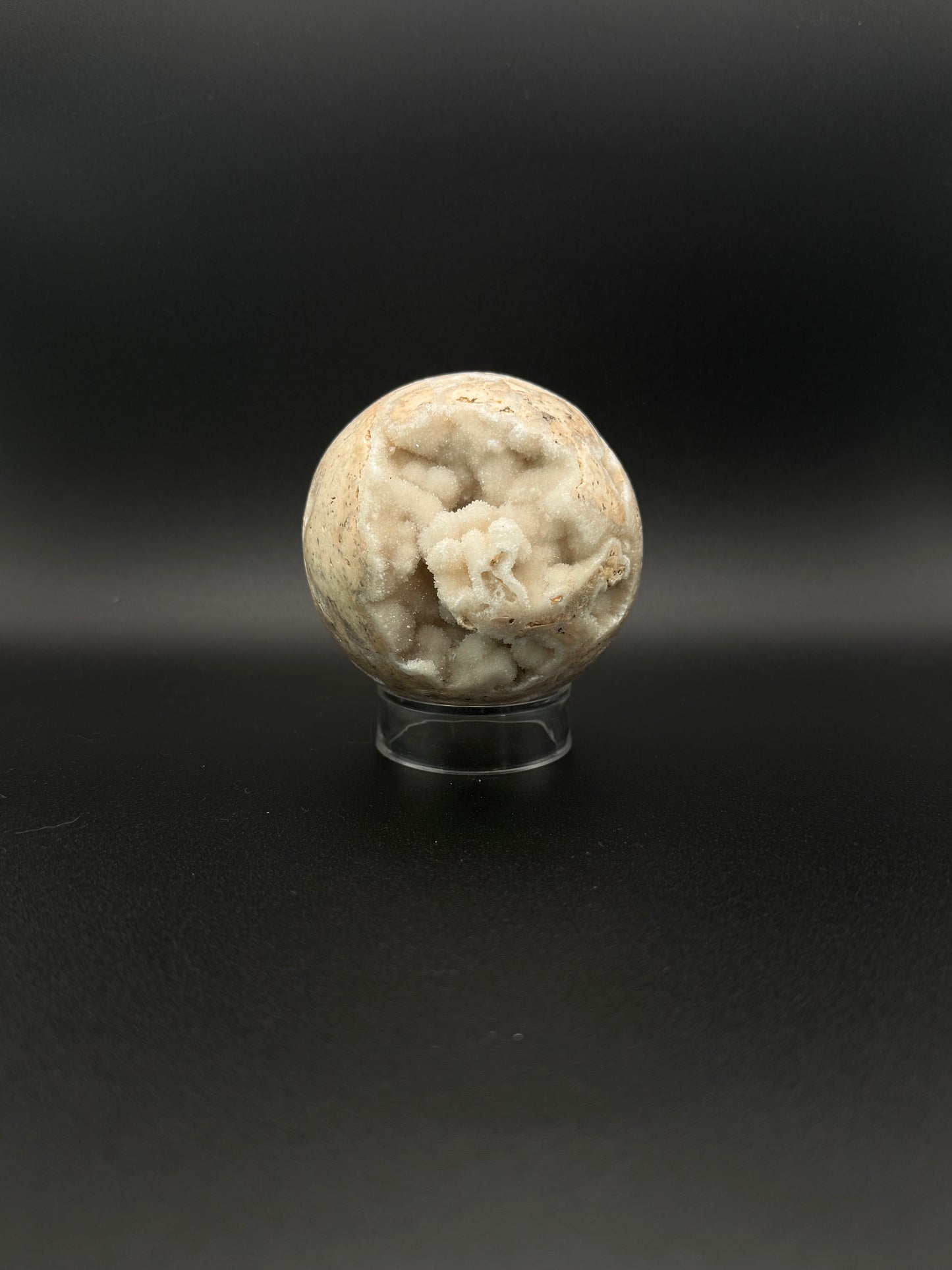 Sphere shaped calcite crystal.