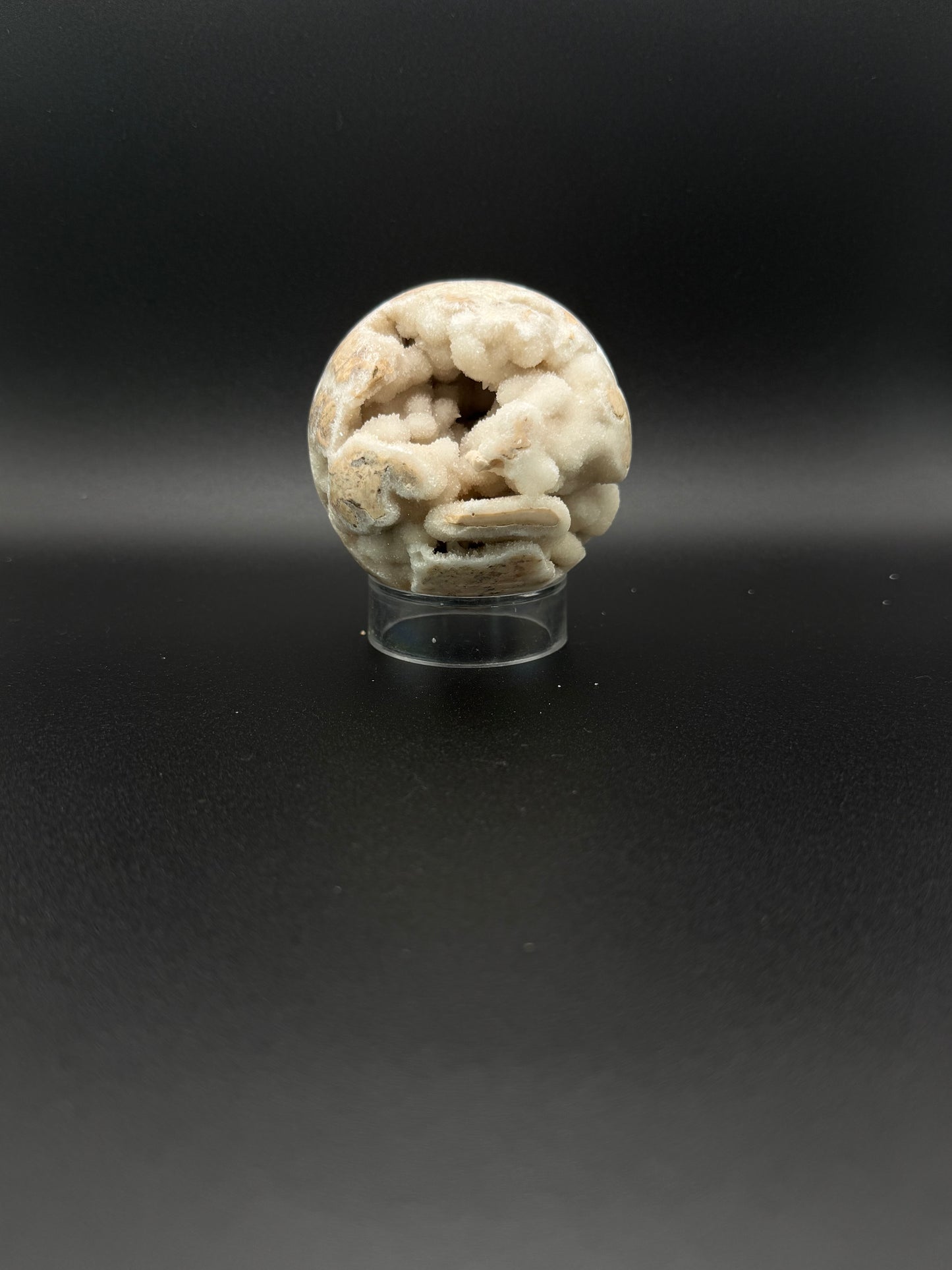 Sphere shaped Calcite crystal.