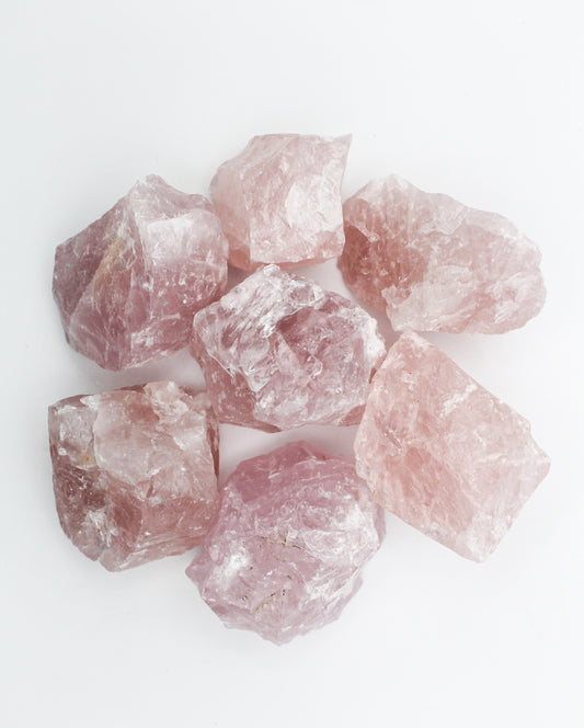 rough rose quartz