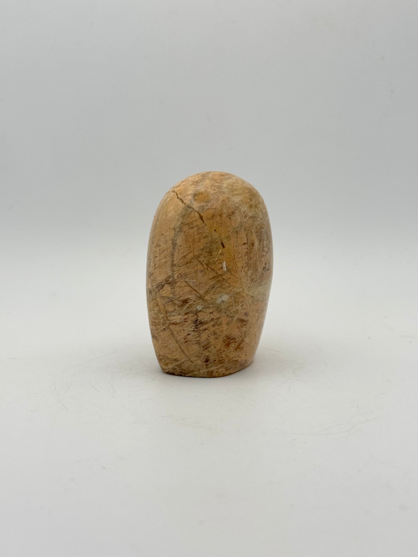 Polished yellow moonstone free form.