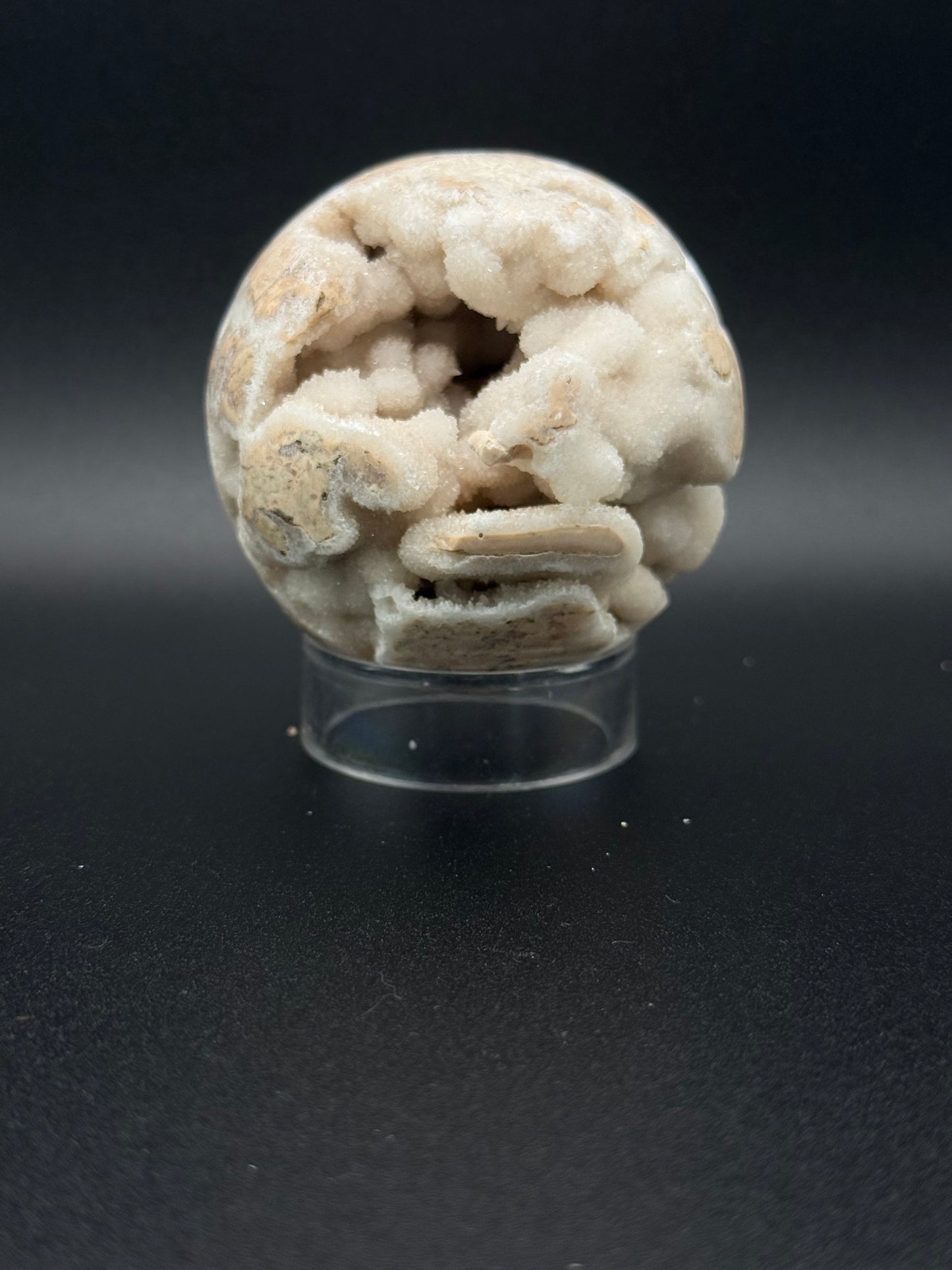 Sphere shaped Calcite crystal.