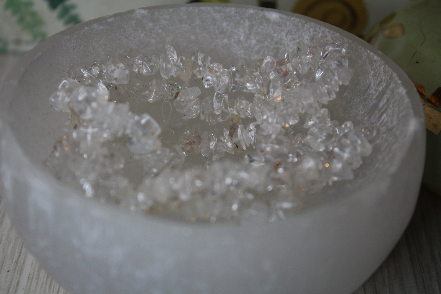 Clear Quartz Chip Bracelet