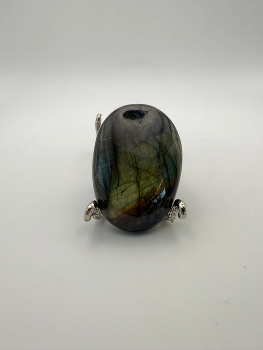 Polished Labradorite palm stone.