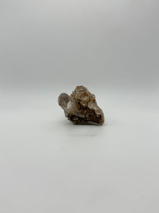Smoky quartz cluster with good clarity.