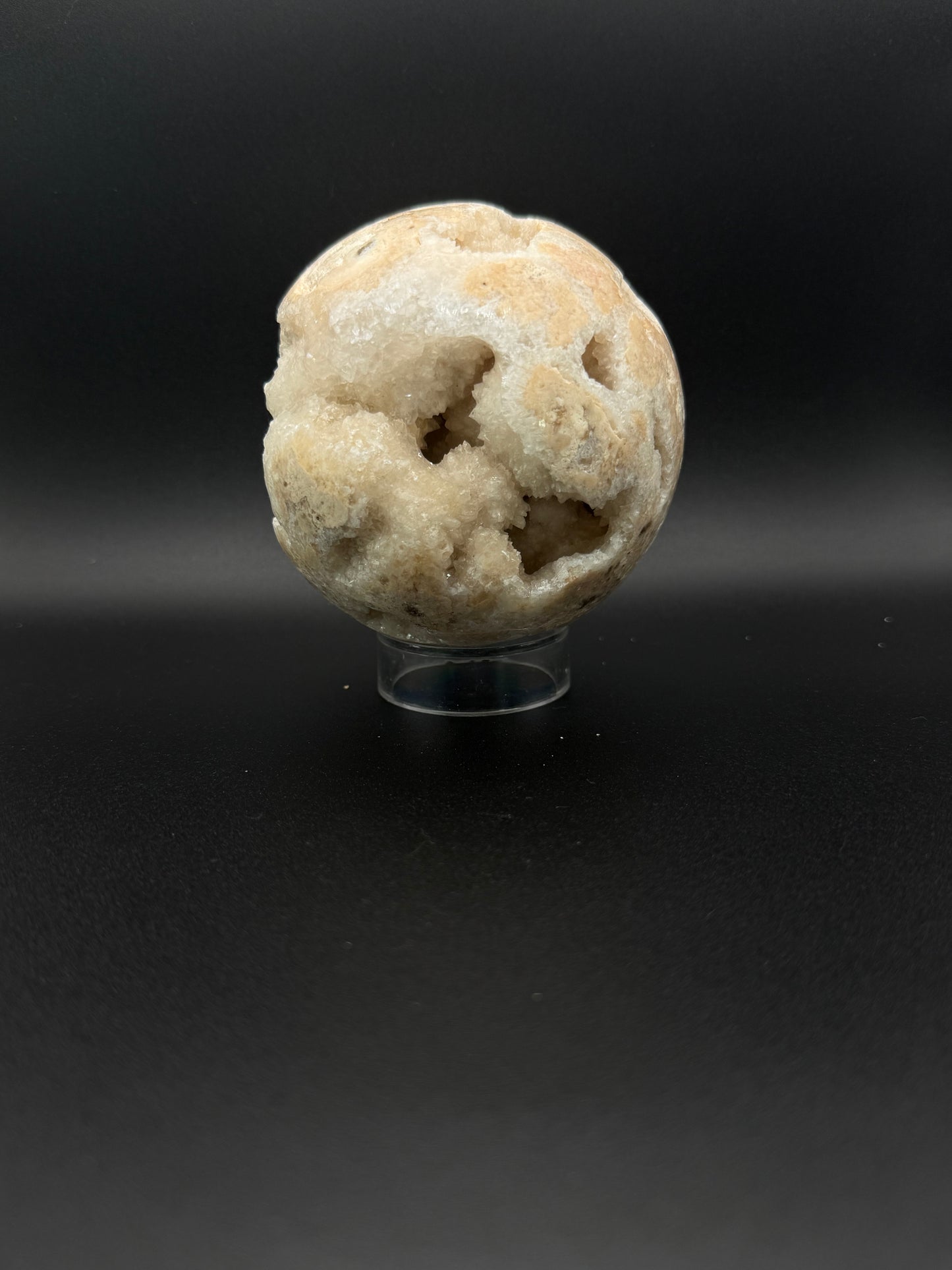 Sphere shaped calcite crystal.