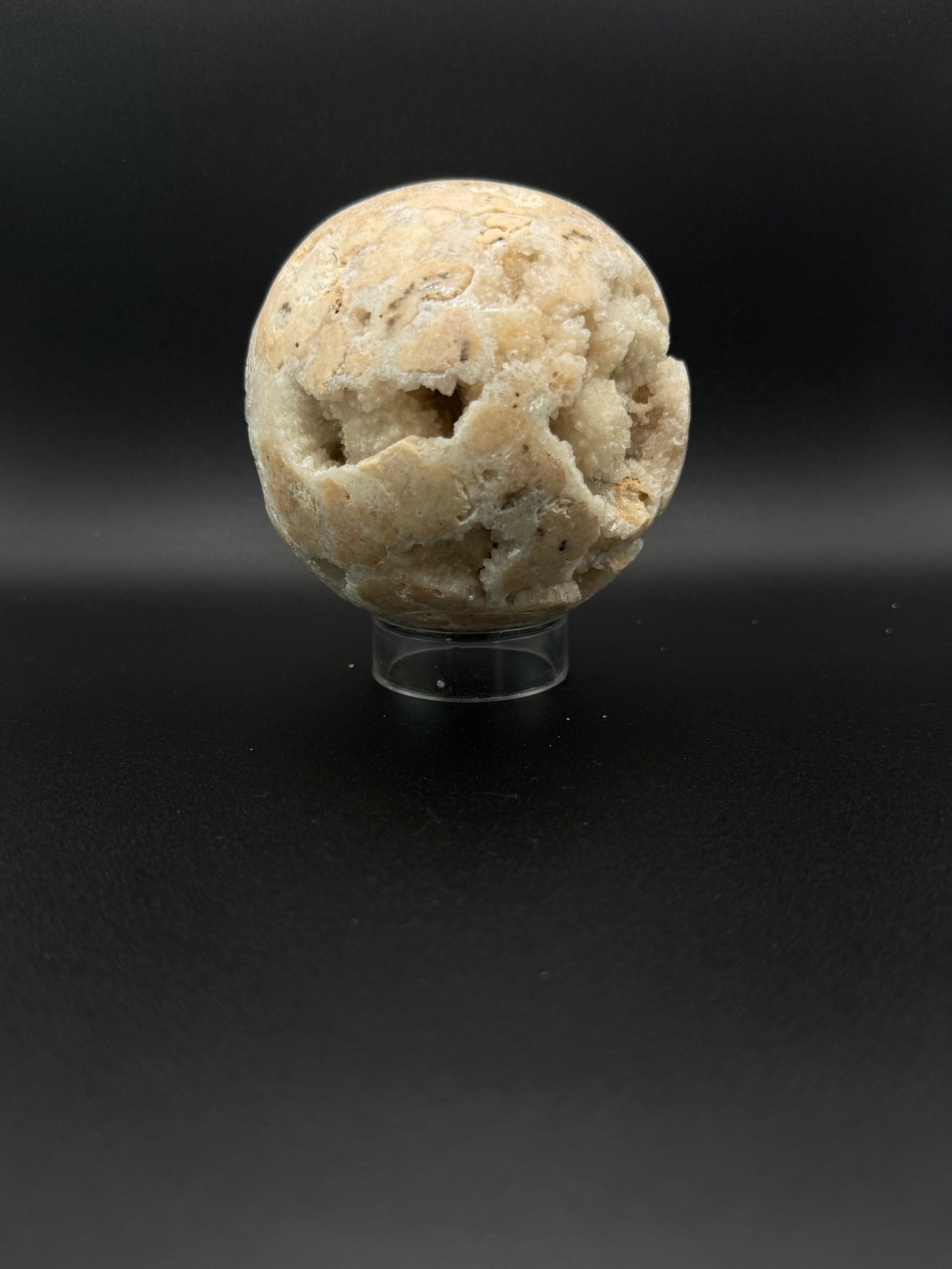 Sphere shaped calcite crystal.