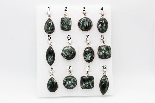 Seraphinite Pendants