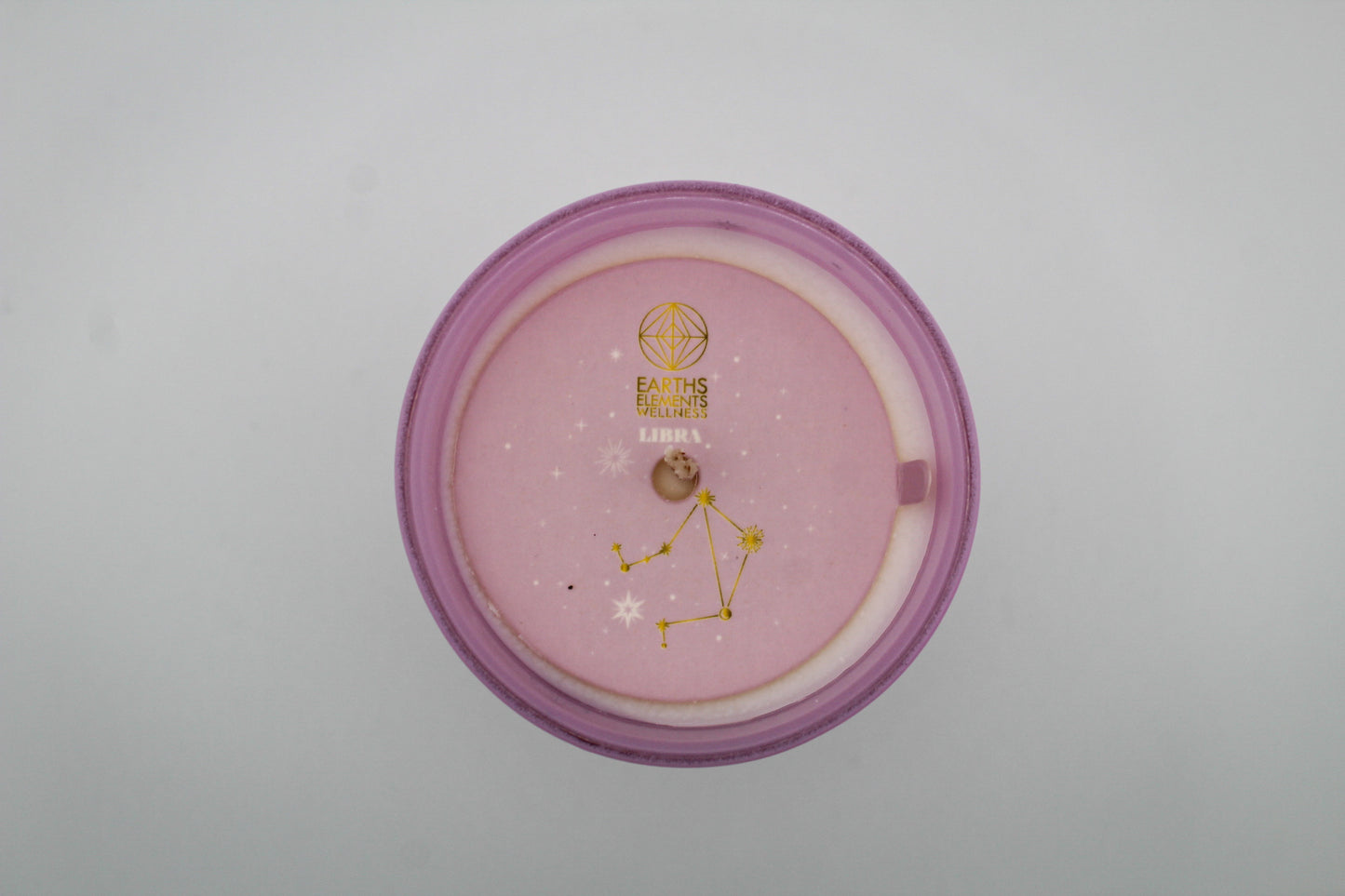 Libra zodiac candle.