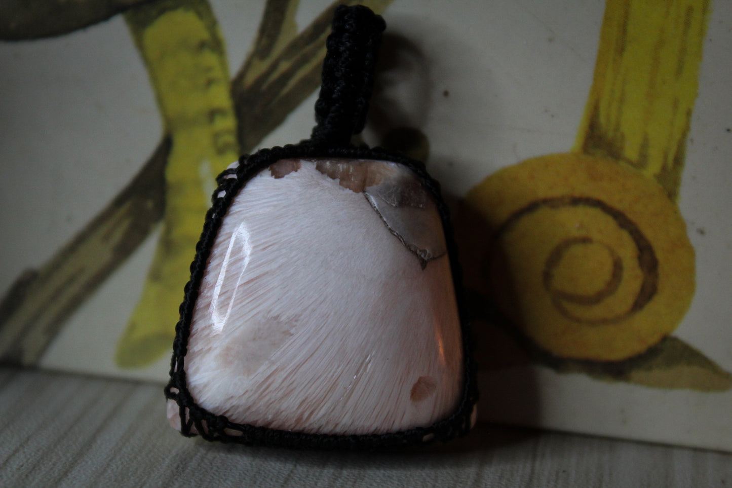 Scolecite Pendant