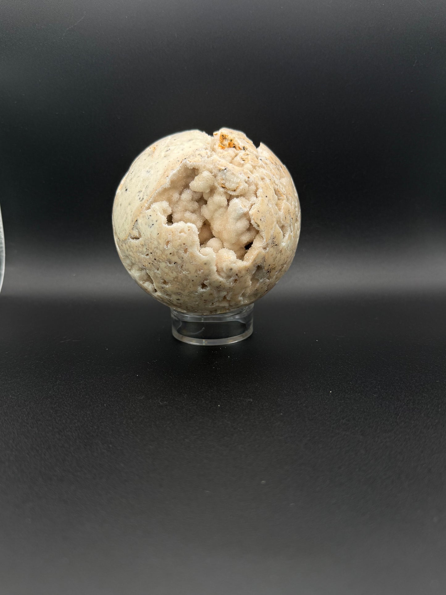 Sphere shaped calcite crystal.