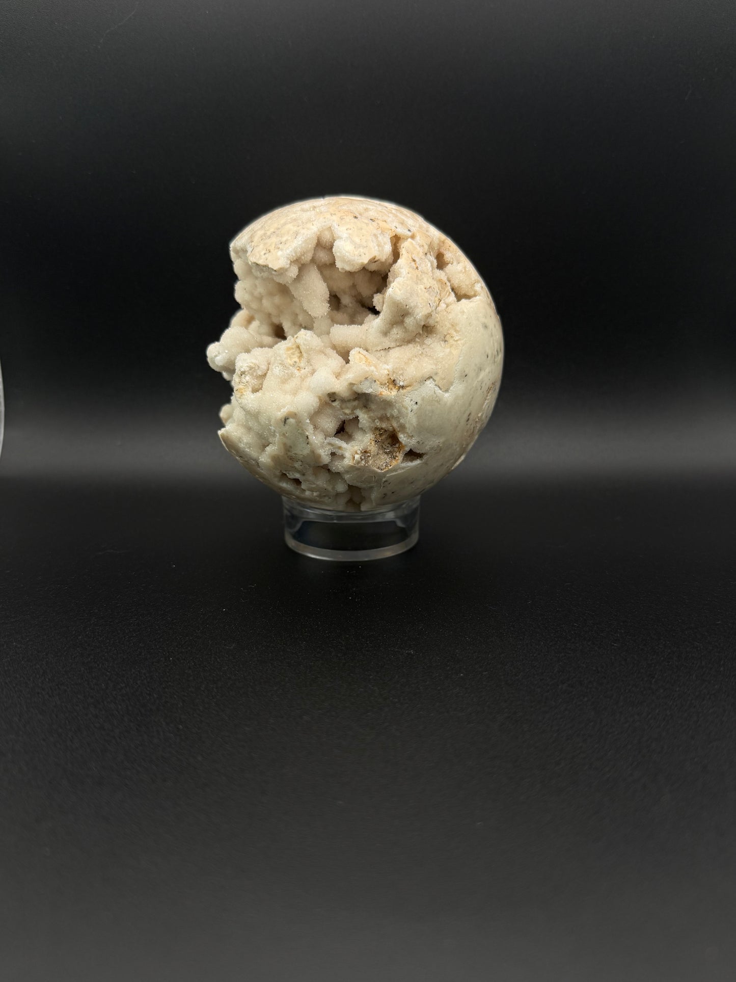 Sphere shaped calcite crystal.