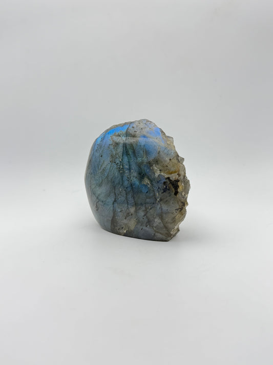 Labradorite one side polished free form.