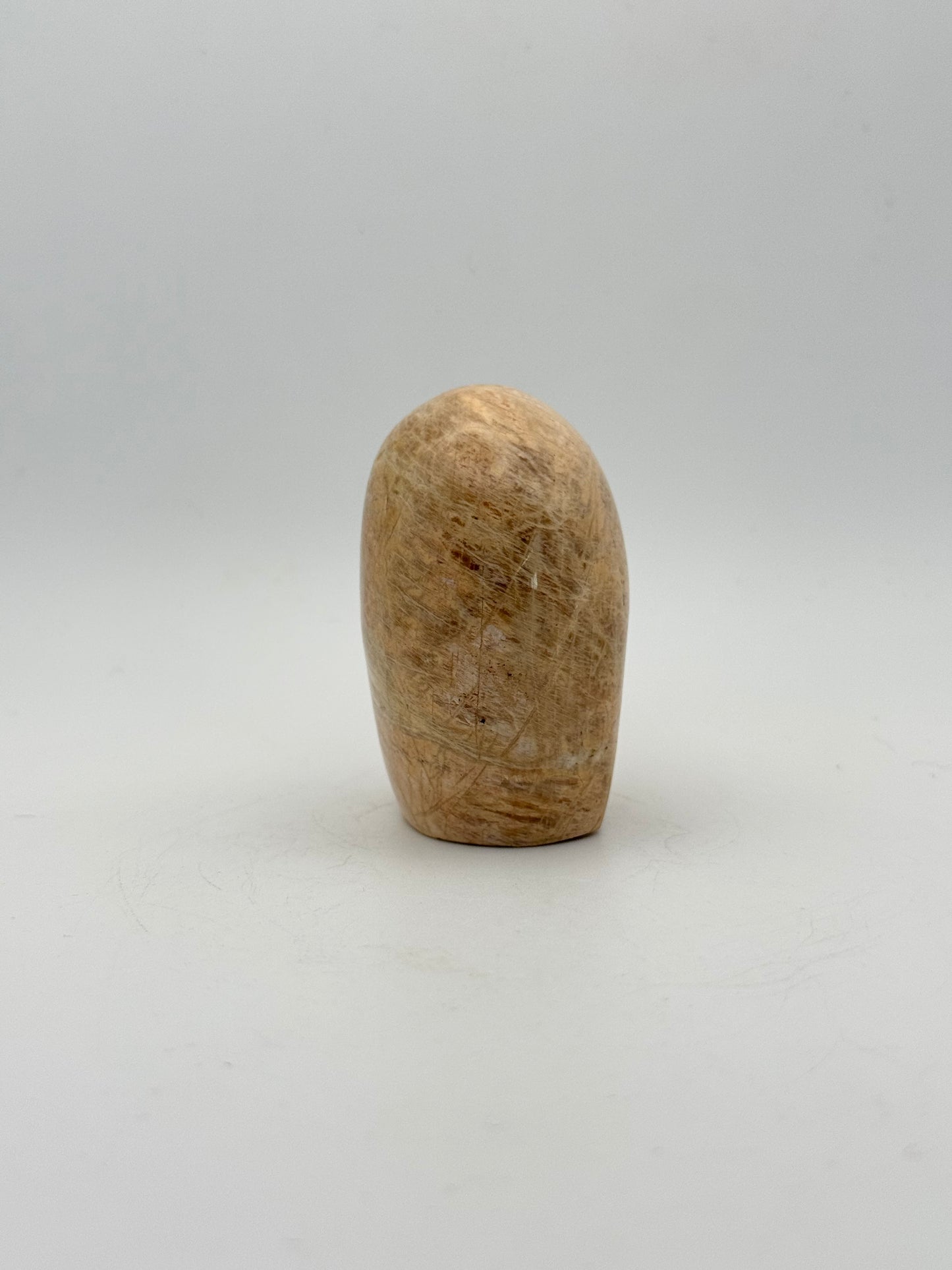 Polished yellow moonstone free form.