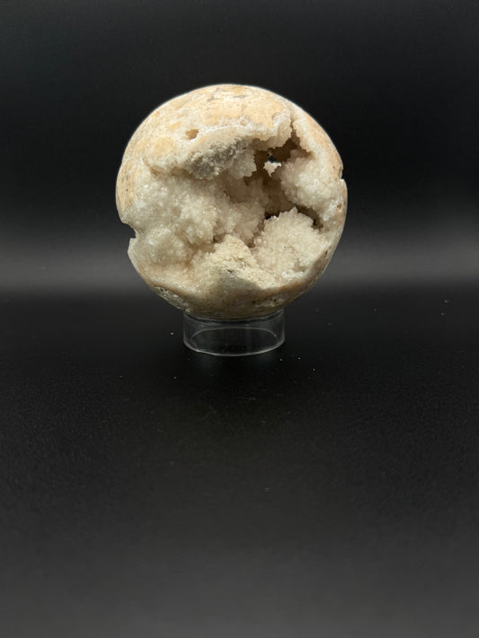 Sphere shaped calcite crystal.