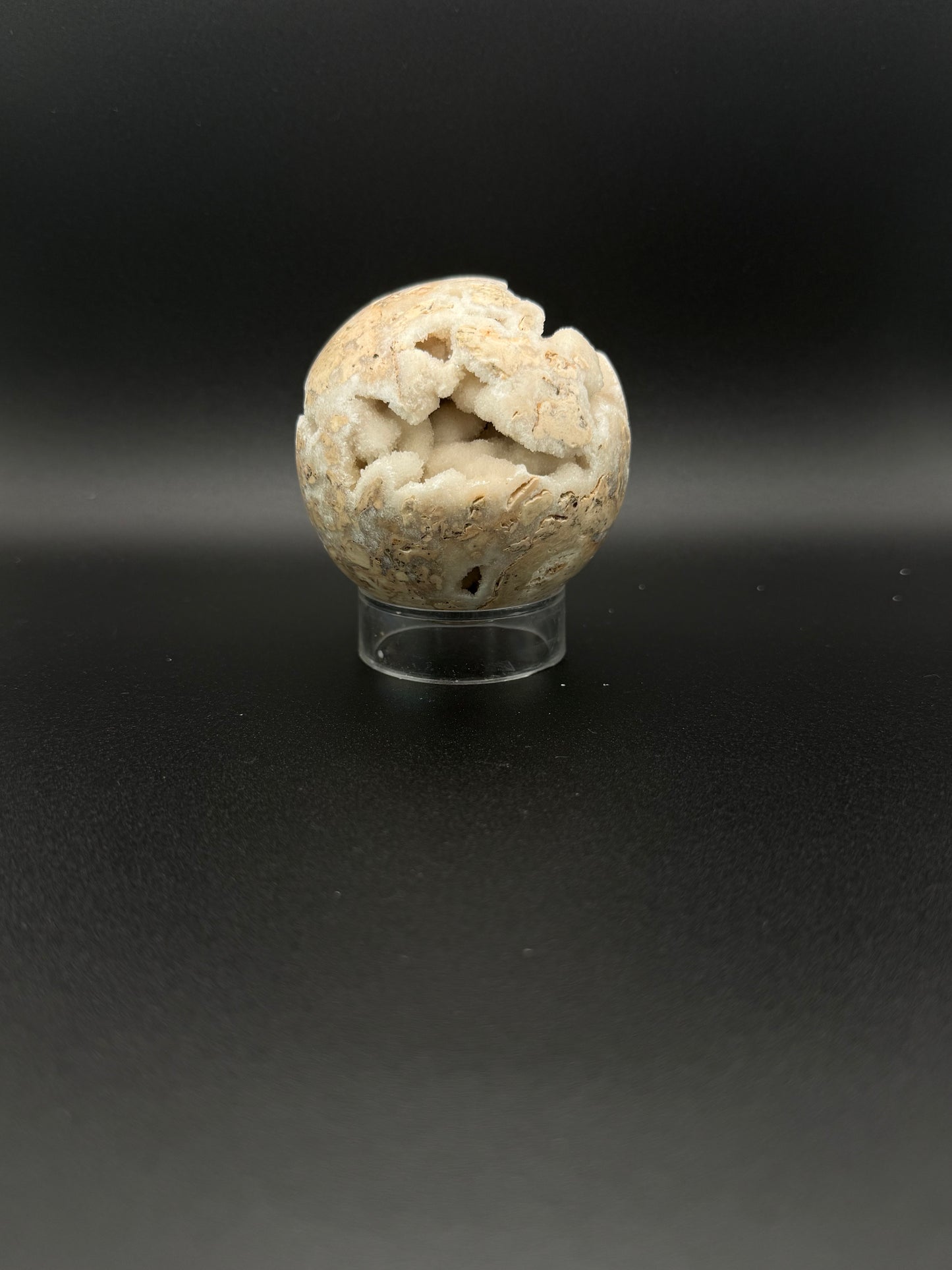 Sphere shaped Calcite crystal.