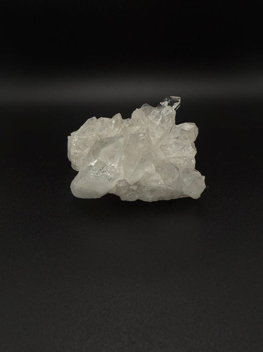 Clear Quartz crystal cluster specimen.