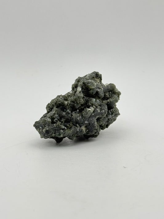 Raw prehnite specimen with amazing green color.