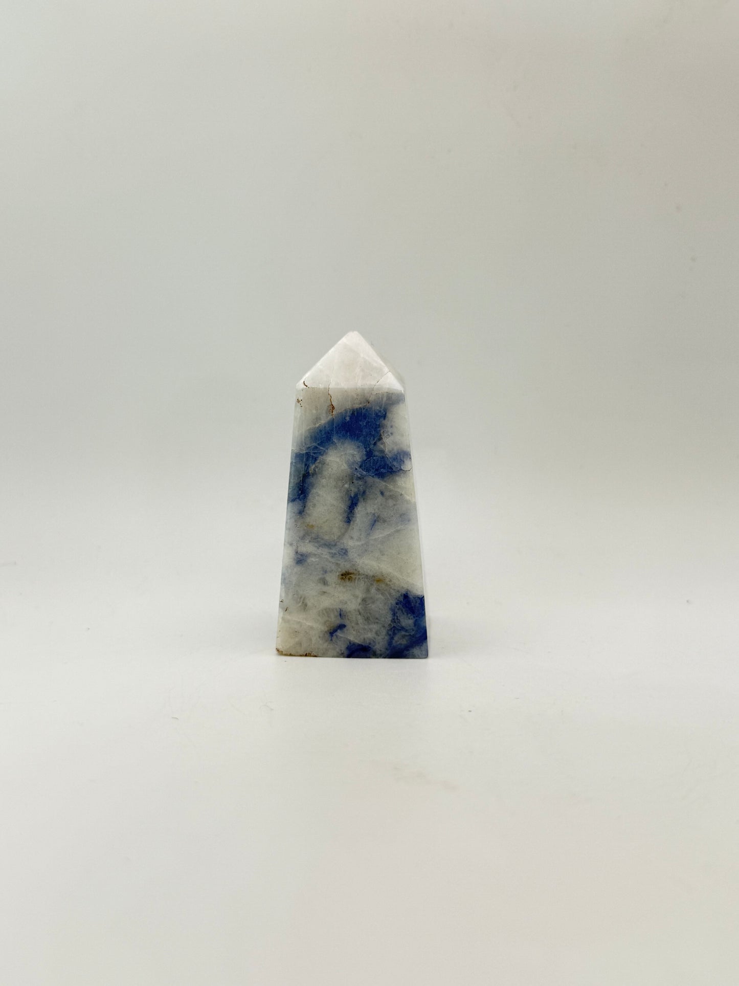Afghanite Tower with four sides. Height of 2 3/4inches, width of 1 1/4 inches.