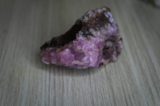 A raw cobalt calcite specimen