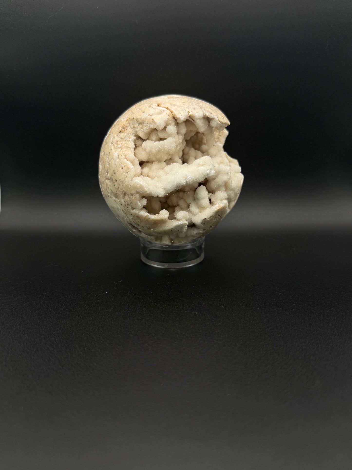 Sphere shaped calcite crystal.